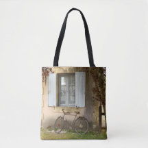 Maison française sur le Sac fourre-tout d'impressi