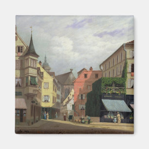 Maison Mathieu, Großartig-Rue, Colmar, 1876 Magnet