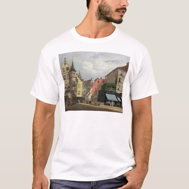 Maison Mathieu, Großartig-Rue, Colmar, 1876 T-Shirt (Vorderseite)