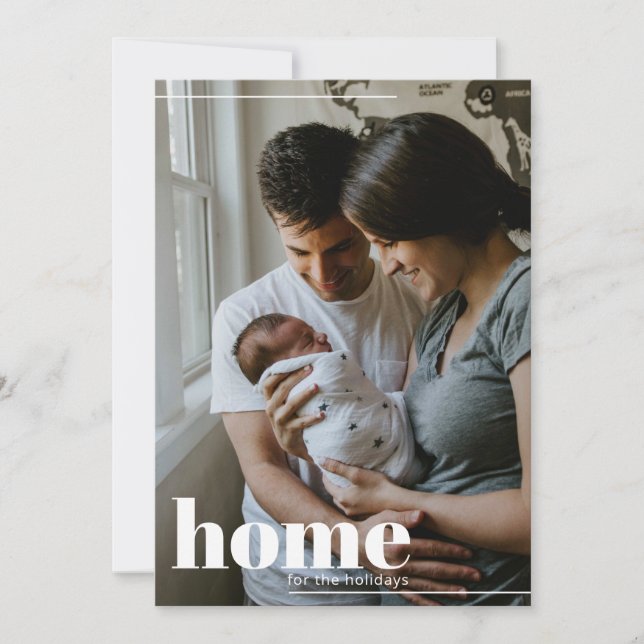 Maison moderne pour les vacances Photo Carte de No (Devant)