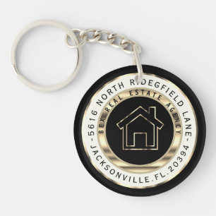 Maison Noir et Or - Realtor Personnalisé