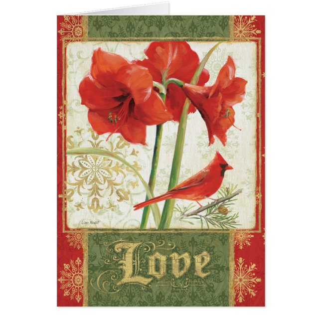 Maison pour l'amour d'amaryllis de Noël (Devant)