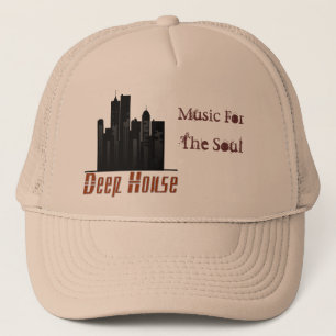 maison profonde, musique pour, le casquette de