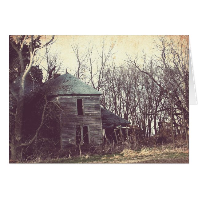Maison rurale abandonnée (Devant horizontal)