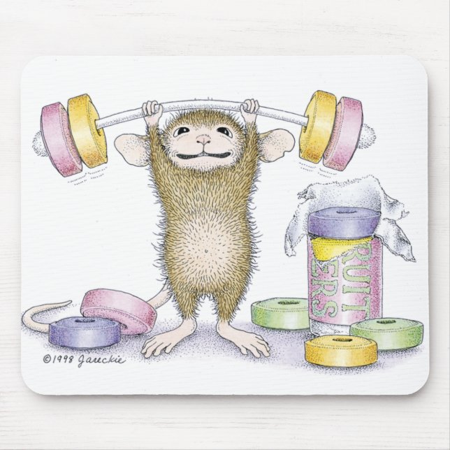 Maison-Souris Designs® - tapis de souris (Devant)