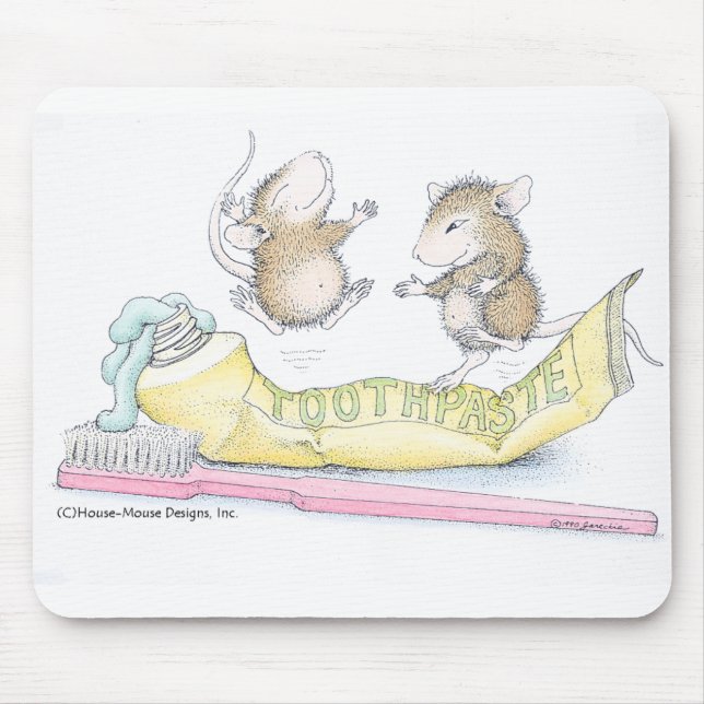 Maison-Souris Designs® - tapis de souris (Devant)