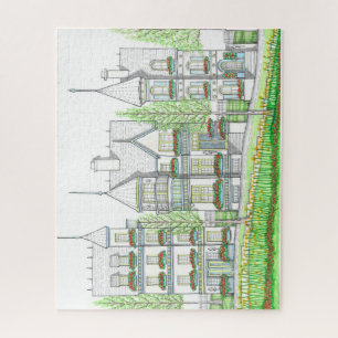 Maison victorienne architecturale Jigsaw Puzzle