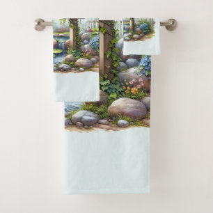 Maisoncampagne Maisonnette Oiseaux Aquarelle Jardi