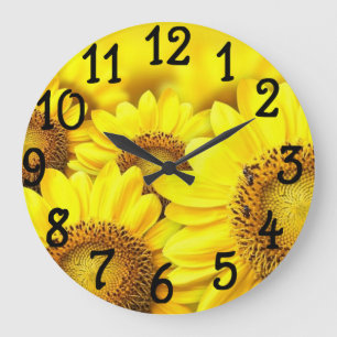 Maisonnettes Jaunes Design Chambre Dortoir Horloge