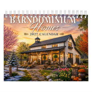 Maisons de Barndominium Calendrier 2027 | Campagne