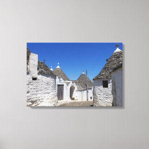 Maisons de Trulli dans Alberobello, copie de toile