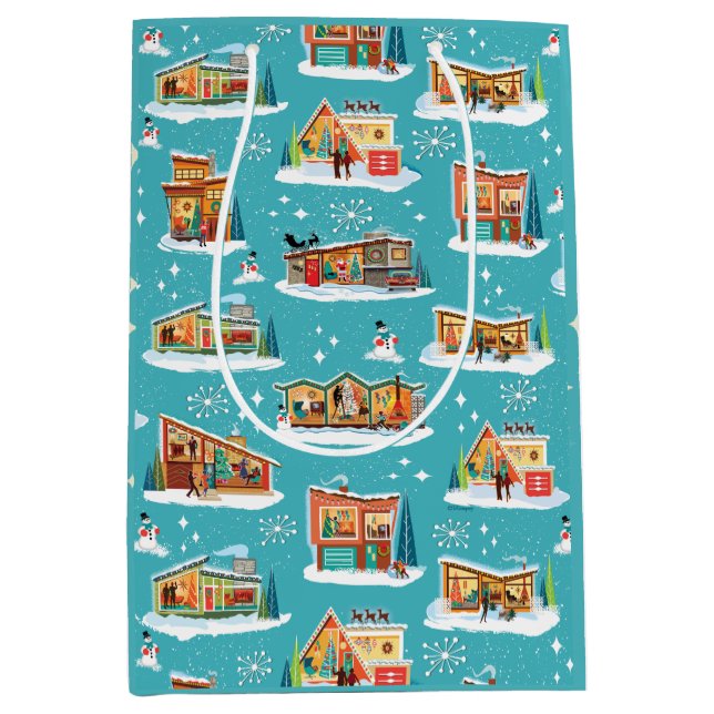 Maisons modernes du milieu du siècle Sac cadeau de (Devant)
