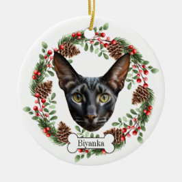 Maisrexkatze Keramik Ornament
