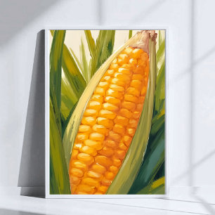 Maisstängel   Farm Country Southern Painting Poster