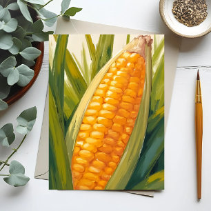Maisstängel   Farm Country Southern Painting Postkarte
