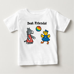 Maisy an der Vorschule mit Freunden auf dem Baby T-shirt