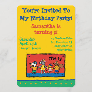 Maisy and Best Friends Hold Hands Einladung