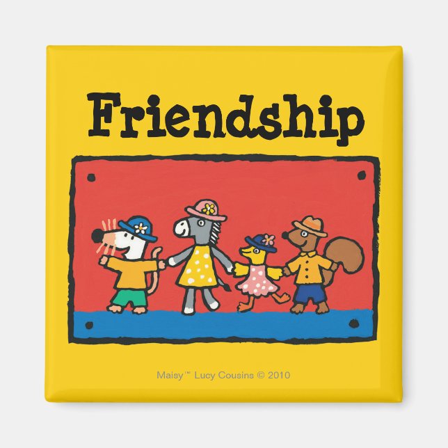Maisy and Best Friends Hold Hands Magnet (Vorne)