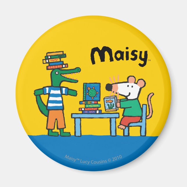Maisy and Friends Enjoy the Library Magnet (Vorne)