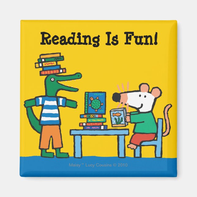 Maisy and Friends Enjoy the Library Magnet (Vorne)