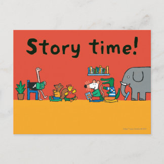 Maisy and Friends Read Together Postkarte