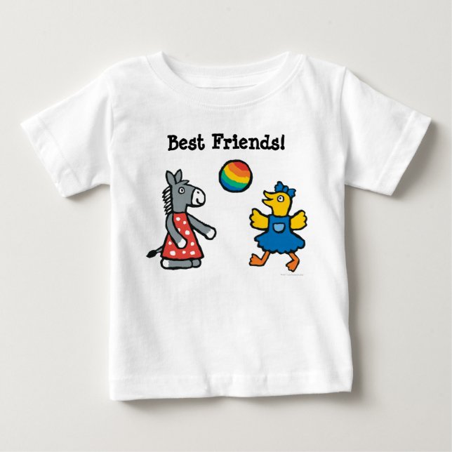 Maisy in Preschool with Friends on Playground Baby T-shirt (Vorderseite)