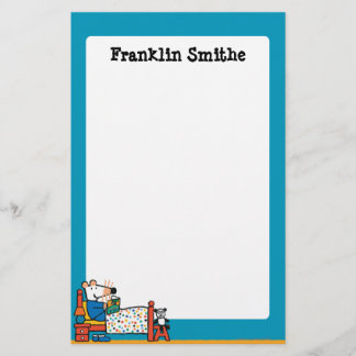 Maisy Ready for Bed Blue Pajamas Briefpapier