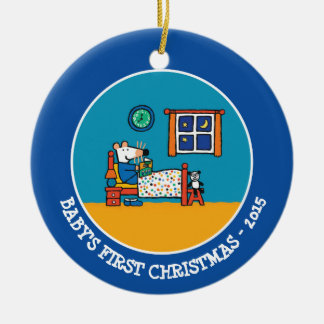 Maisy Ready für Bed Blue Pajamas Keramik Ornament