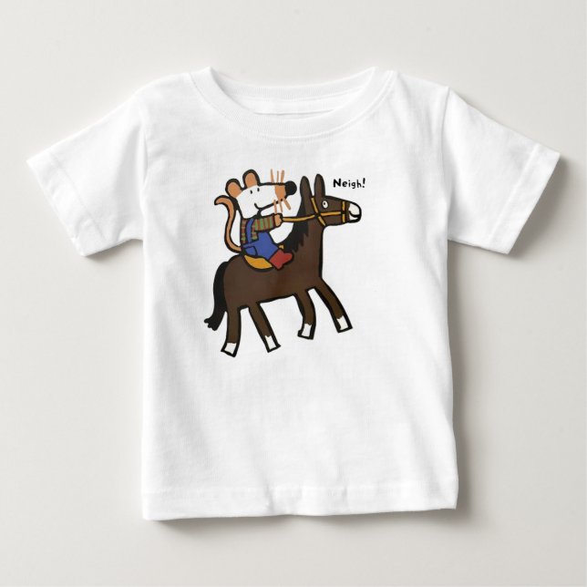 Maisy Rides a Horse Baby T-shirt (Vorderseite)