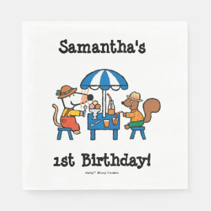 Maisy und Cyril Birthday Serviette