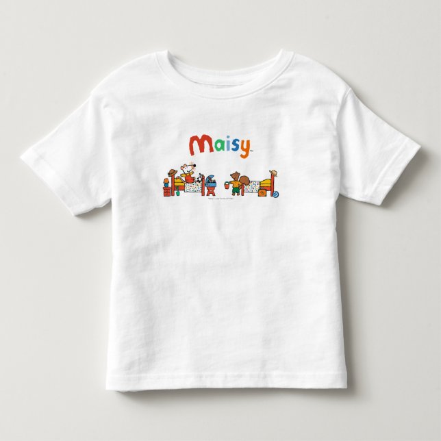 Maisy und Cyril Go on Vacation Scene Kleinkind T-shirt (Vorderseite)