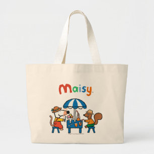 Maisy und Cyril Snacktime am Strand Jumbo Stoffbeutel