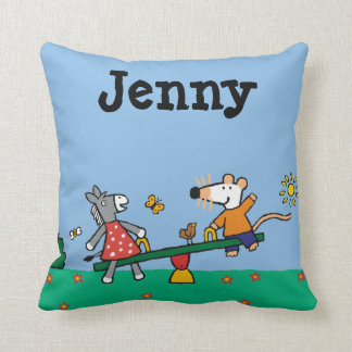 Maisy und Dotty ständiges Schwanken am Spielplatz Kissen