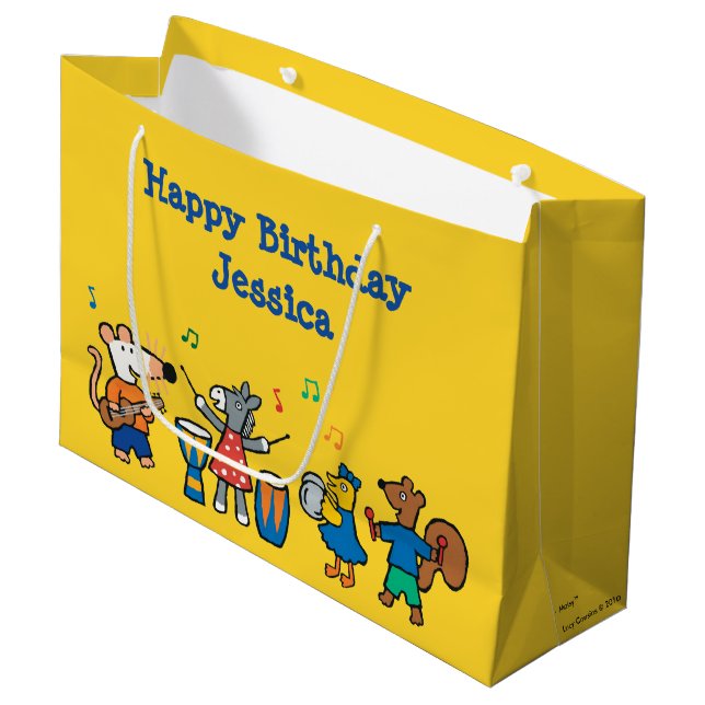 Maisy- und Freund-Spiel in der Band Große Geschenktüte (Vorderseite Schrägansicht)