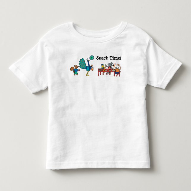 Maisy- und Freund-Vorschulimbiss-Zeit Kleinkind T-shirt (Vorderseite)