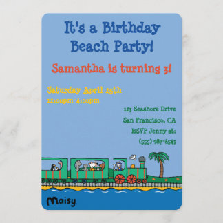 Maisy und Freunde zum Geburtstag Einladung