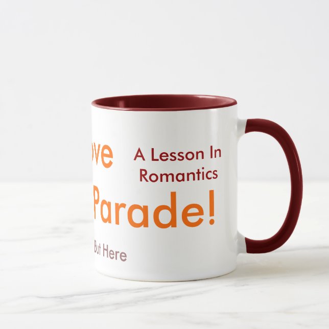 Maitag-Parade Tasse (Rechts)