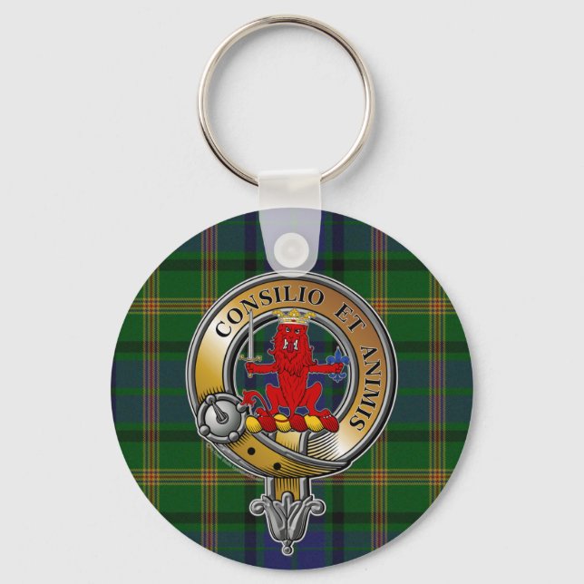 Maitland Tartan & Badge Schlüsselanhänger (Vorderseite)