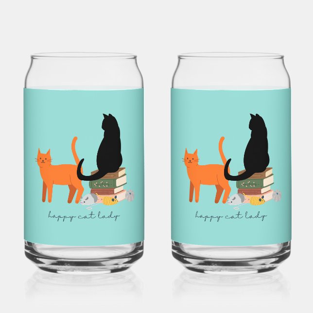 Maîtresse de chat heureuse (Recto)