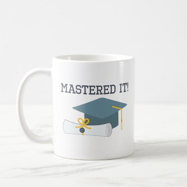 Maîtrisé le tasse de café drôle de cadeau (Gauche)