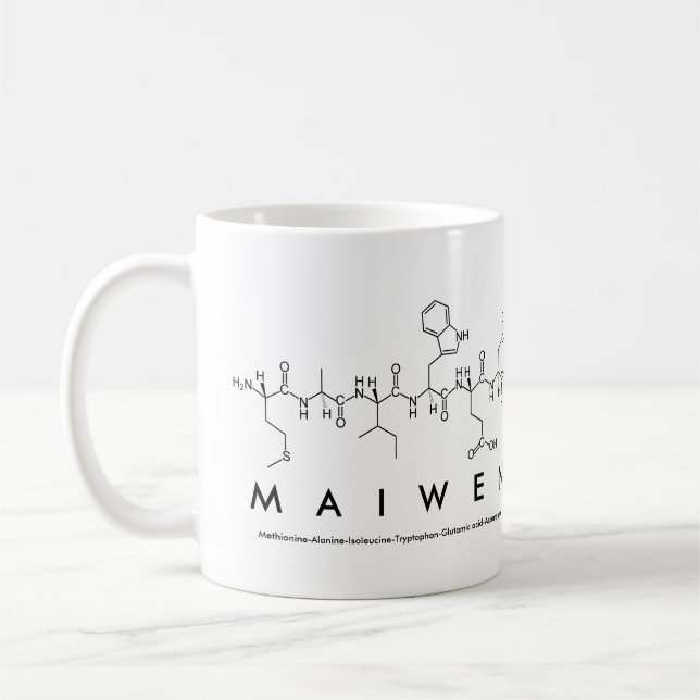 Maiwen peptide nom mug (Gauche)
