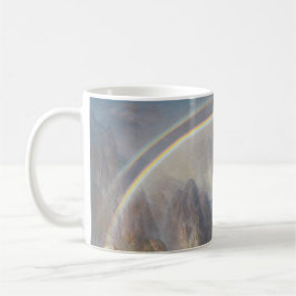 Majestät der Natur: Regenbogen über einem tropisch Kaffeetasse
