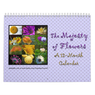 Majestät des Blumen-Kalenders Kalender