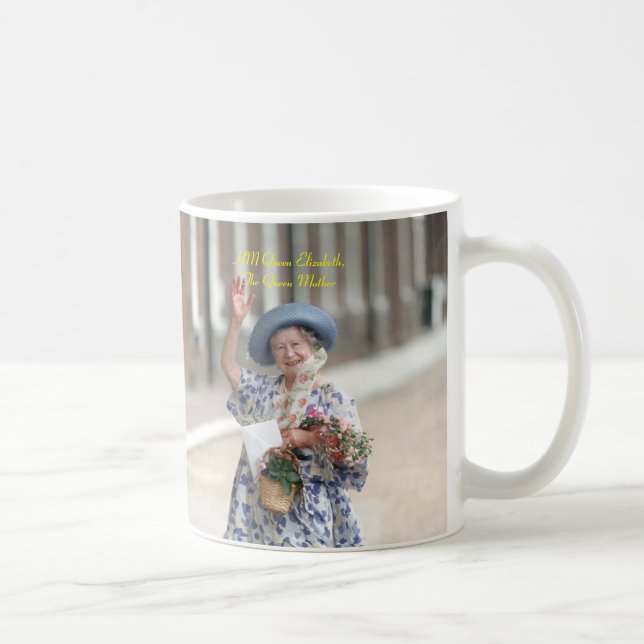 MAJESTÄT Königin Elizabeth die Königin Mutter 1988 Kaffeetasse (Rechts)