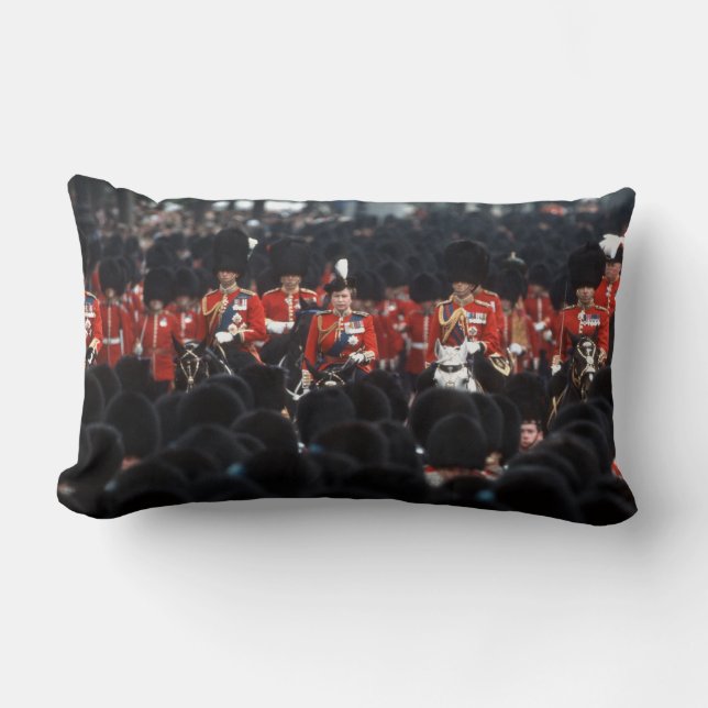 MAJESTÄT Königin Elizabeth II sechzigjähriges Lendenkissen (Vorderseite)