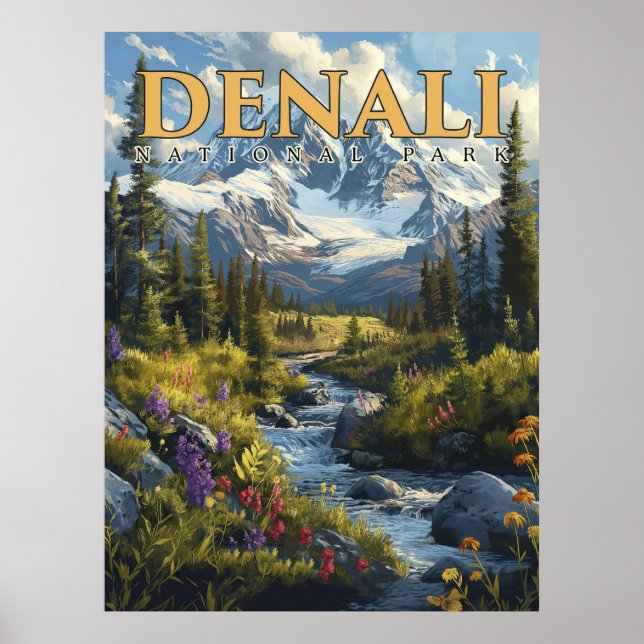 Majestät von Denali - Ein Abenteuer im Nationalpar Poster (Vorne)