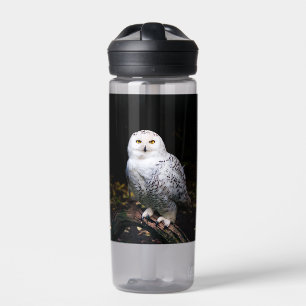 Majestätige Winter-Schnee-Eule Trinkflasche
