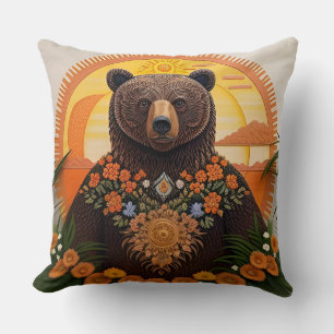 Majestätiger Braunbär  Kissen