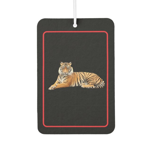 Majestätiger Tiger Autolufterfrischer (Vorderseite)