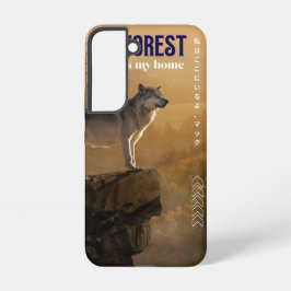 Majestätiger Wolf-Wildnis-Handyhülle Samsung Galaxy Hülle